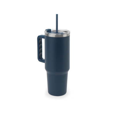 JOYNER XL. Large stainless steel travel cup (91 recycled) with vacuum insulated double wall and a matt finish 1300 mL